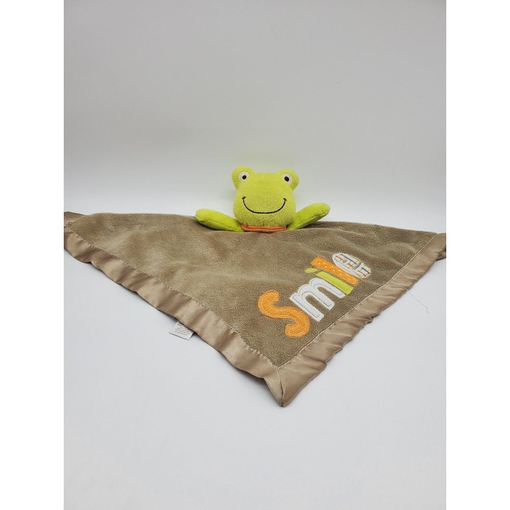 Carters Frog Rattle Smile Lovey P1
